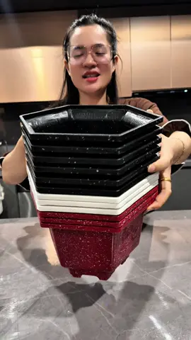 combo 10 chậu  lục giác trồng cây , trồng hoa   #chautrongcay #chautronghoa #chau #manhhuesansale #huesansale93 