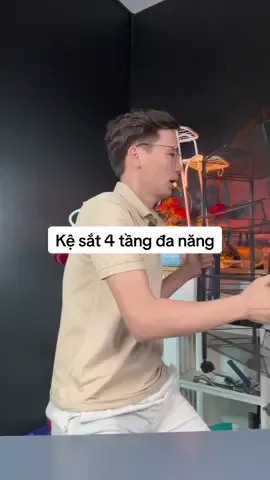 Kệ sắt 3,4,5 tầng đa năng#trantramy5 #kesat4tangdanang#kedanang#kedeco