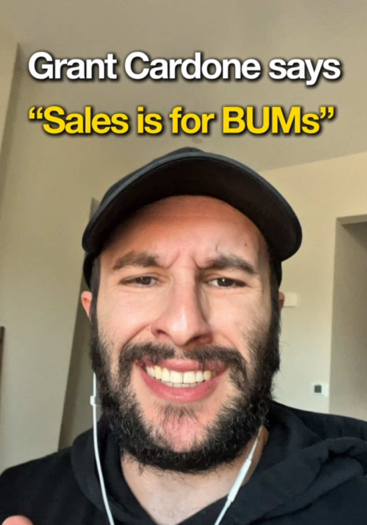 stop doing sales bruh… 🤣 just stop #sales #salestips #ai #entrepreneur #grantcardone 