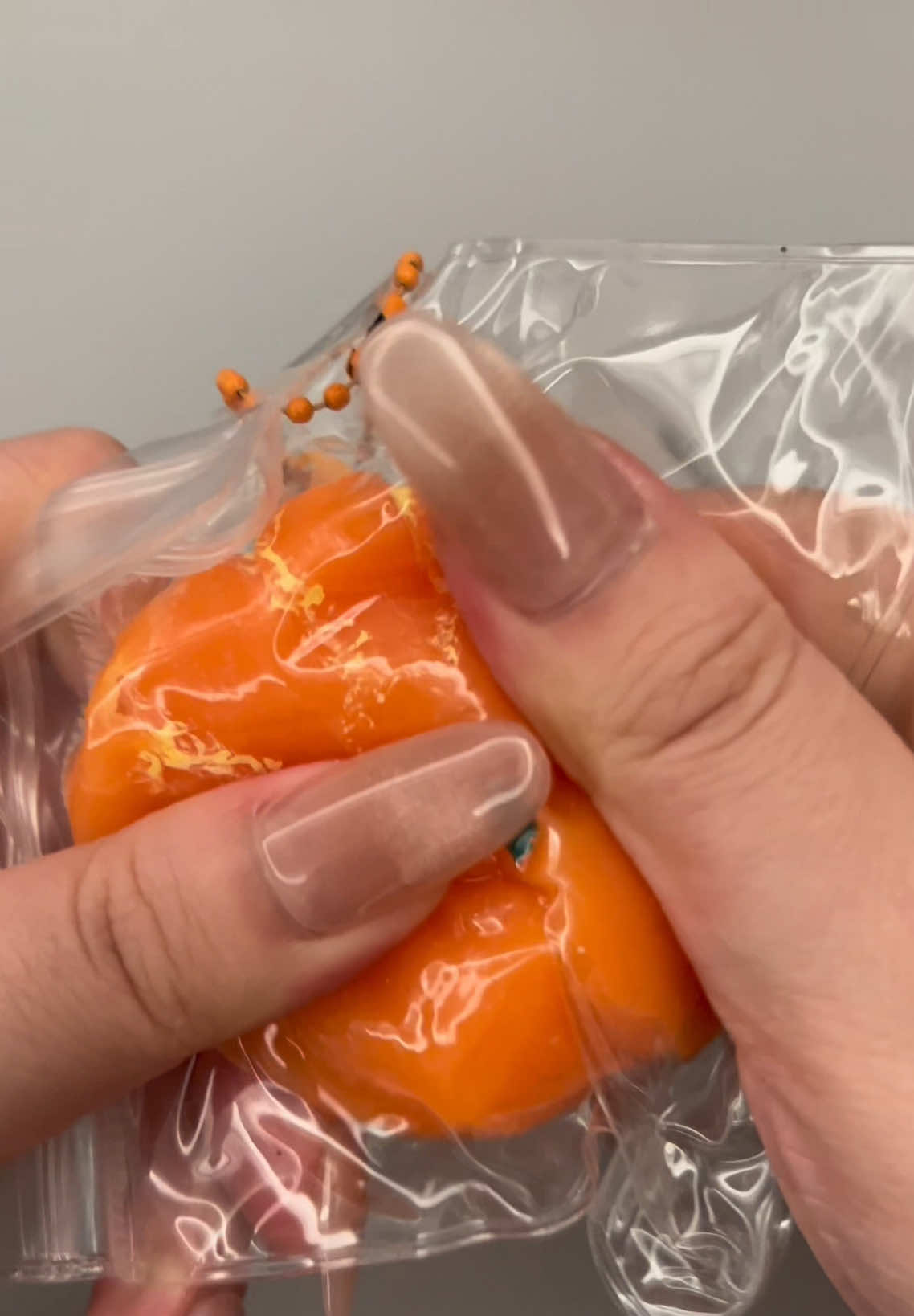 #orange #Squishy #keychain 