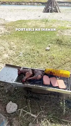 PORTABLE GRILLED STAINLESS STEEL✅ must Buy now!!!#grill #portablegrill #ihawan #affiliatemarketing #fyp 