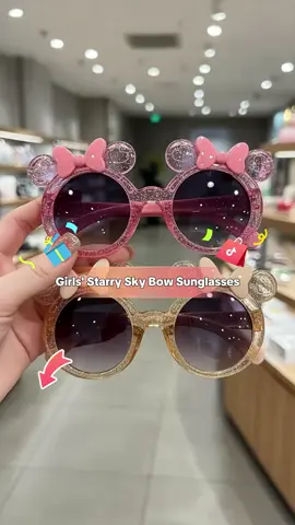 Girls' Fashion Sunglasses, Cute Bow Design, UV Protection, Starry Sky Style, Colorful Sparkle Points, Perfect Gift for Girls, Girly #goggleskid #giftsforgirls #sunglassesstyle #sunglassesforsummer #trendyglasses #outdoorsunglasses #largesunglasses #sunglassfinds #classysunglasses #sunglassesseason