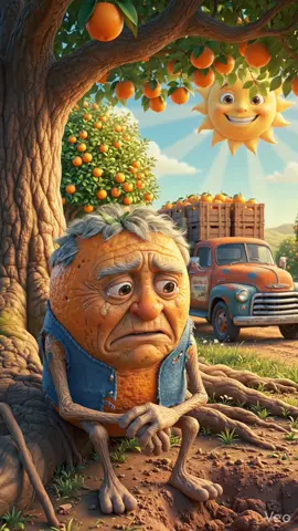 História do laranjildo parte 2 #frutas #novelas #laranja #fruit #drama 