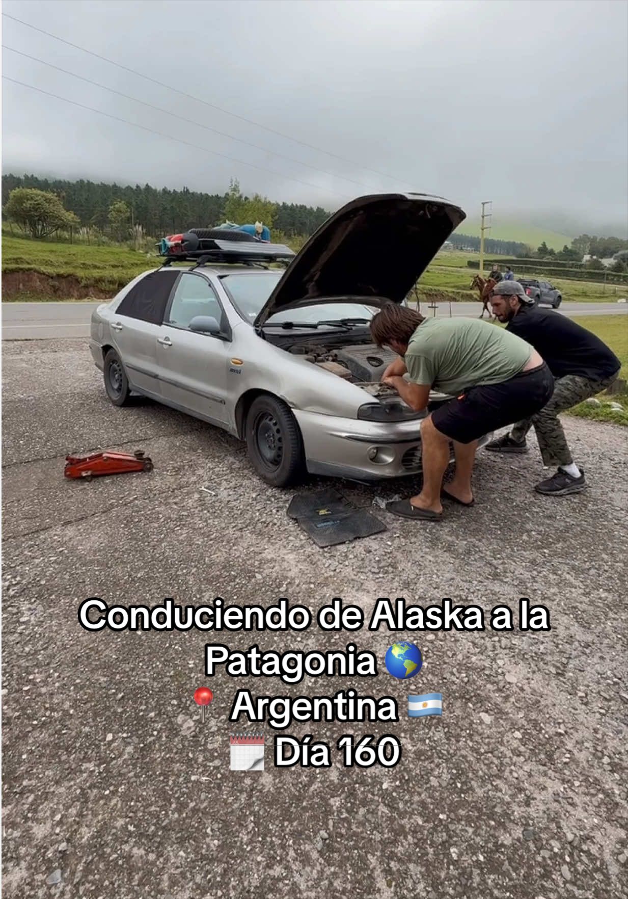 Día 160. Qué locura, nunca había visto que una correa se rompiera así. Y qué cosas de la vida: pasó Agustín por el lugar correcto, en el momento correcto. Gracias, Agustín, y arriba Argentina 🇦🇷