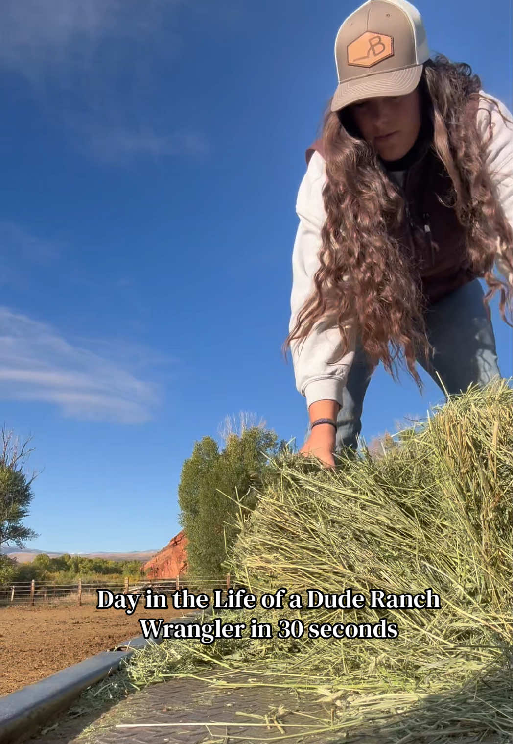 Sometimes I wish the days would go by this fast😅 #ranchlife #duderanch #wrangler #ranchtok #western 