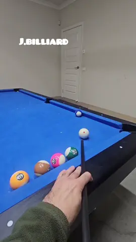 POV: Frozen Balls Along the Rail #8ballpool #billiards #trickshots #poolshots 