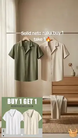 (BUY 1 GET 1】 2026 New fashion summer shirt High quality Korean style shirt men's lapel shirt short-sleeved cardigan fashionable and versatile breathable unisex multi-color optional #Summer  #buy1take1  #koreanshirt  #fashionable  #shirtformen 