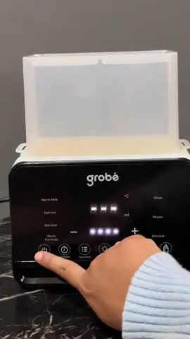 Milk warmer dengan fitur terlengkap yang aku punyaa rekomendasi banget untuk invest jangka panjang #grobe #milkwarmer #bottlewarmer #momeping #sterilizer 