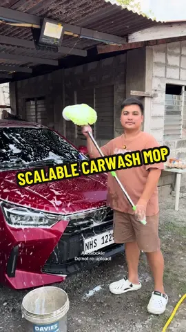 SCALABLE CARWASH MOP 🔥 Order na sa yellow basket 🔥😊 #scalablecarwashmop #carwashmop #mop #carwash #fyp 