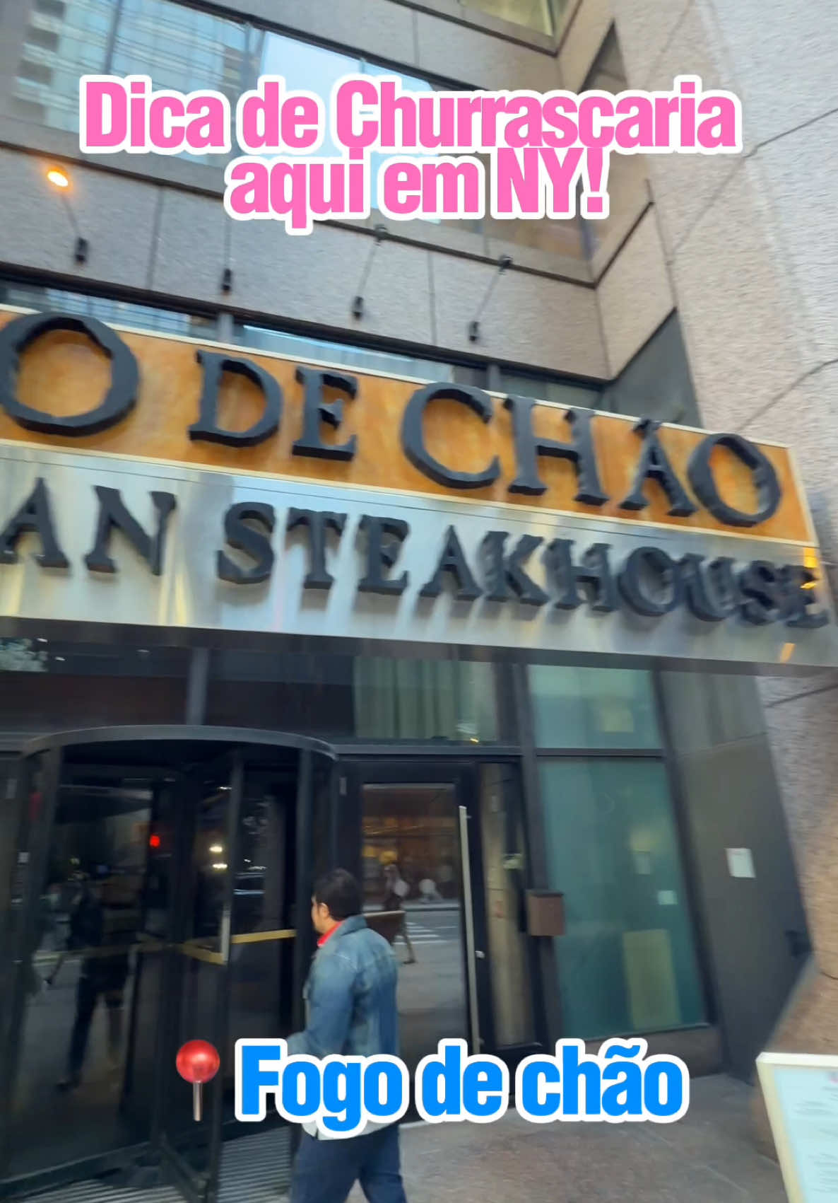 Já anota essa dica pra quando vir visitar NY e der saudades de uma comidinha brasileira💖🤩 #fogodechao #churrascaria #nyc 