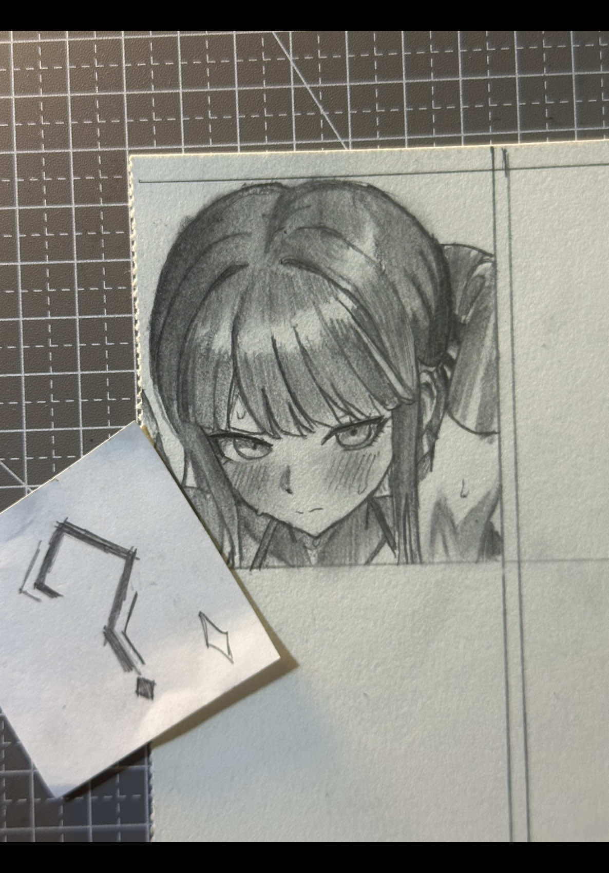 Drawing kyoko kirigiri 😳 #danganronpa #kyokokirigiri #art #drawing #trend 