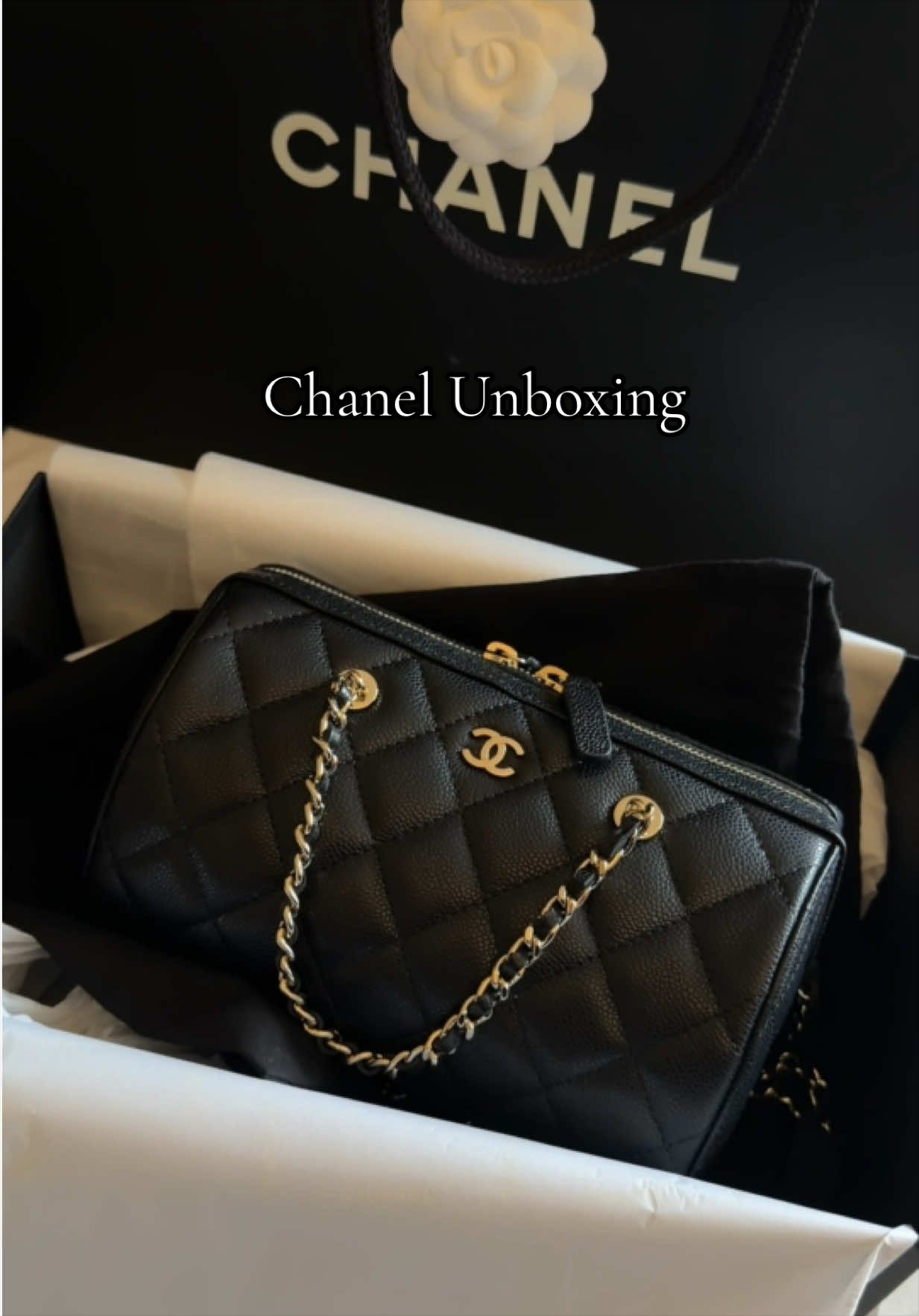 Unbox my new Chanel with me, shes so perfect I’m obsessed 🥹😍 #unboxingvideo #chanelbag #fashiontiktok #creatorsearchinsight 