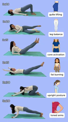 Full Body Workout No Jumping | Part 35 of the 5-Min Full Body Workout at Home Series | Quick Workout #pilates #pilatesworkout #fullbodyworkout #pilatesoutfit #homeworkout 