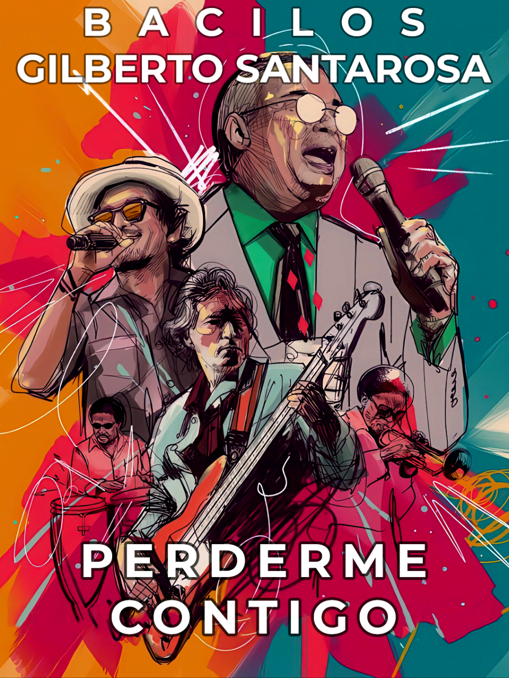 Bacilos, Gilberto Santa Rosa - Perderme Contigo #viral #salsa #gilbertosantarosa #bacilos #salsaparadedicar 