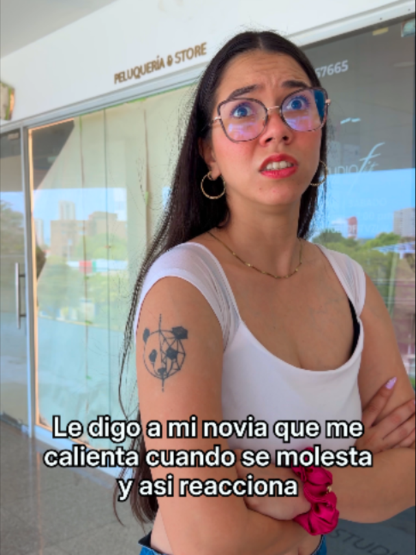 le digo a mi novia que me calienta cuando se molesta y asi reacciona   #paratiiiiii #fyp #viral
