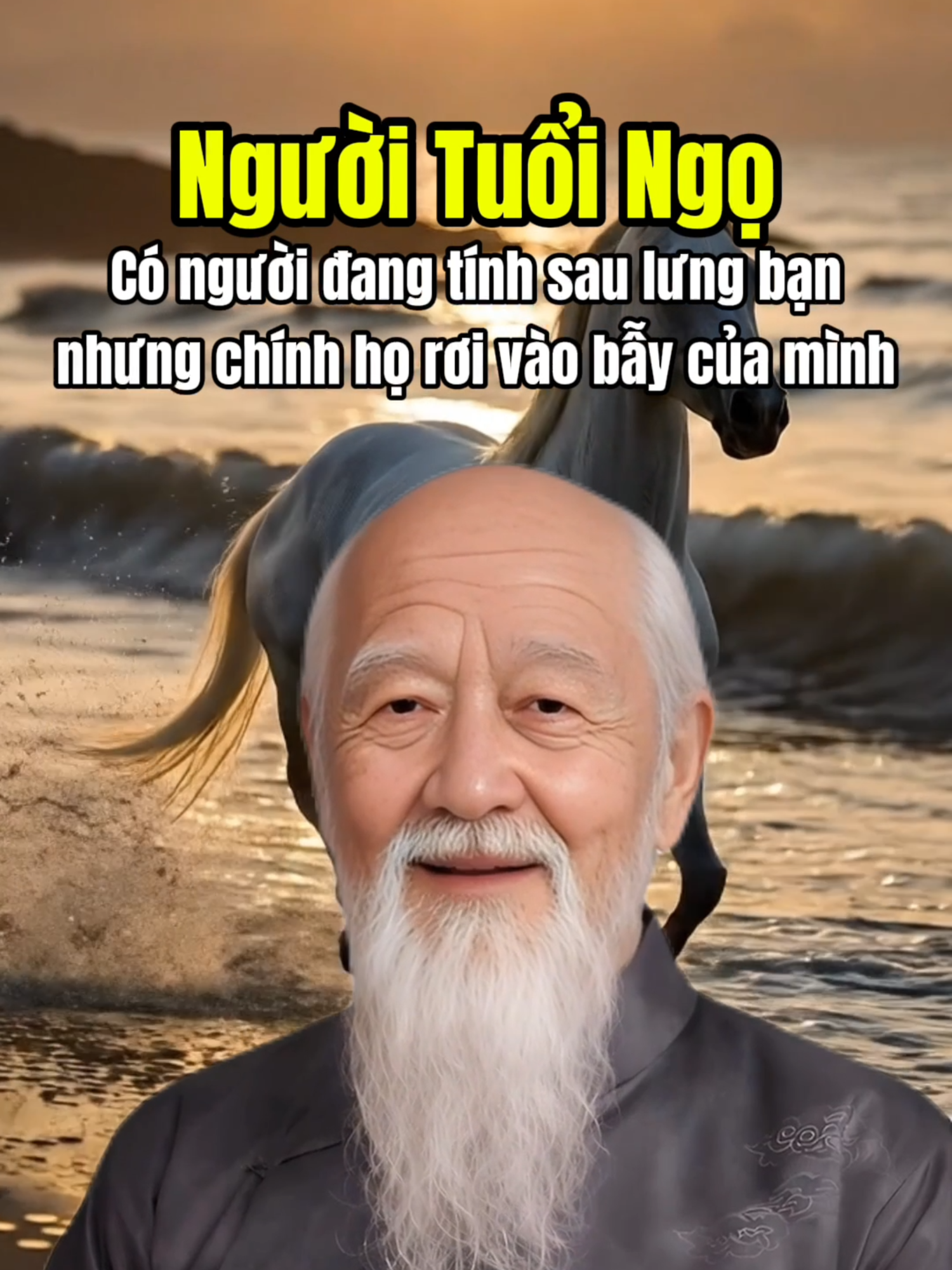Tuổi Ngọ, có những người trước mặt cười nói nhưng sau lưng lại tính từng bước hạ bạn, lần này bạn không cần ra tay, mọi thứ đang tự quay ngược lại rồi #12congiap #phongthuy #tuvituoi #vanmenh #xuhuong #subatriminh
