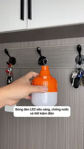 Bóng Đèn LED Tích Điện Công Suất 100W Chống Nước #bongden #fypシ゚ 