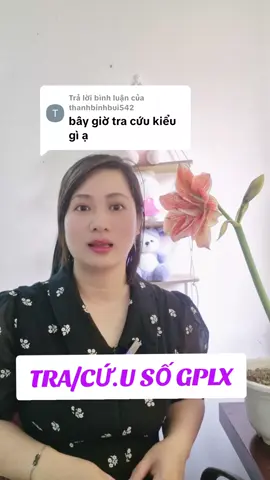 Trả lời @thanhbinhbui542  #giaypheplaixe  #gplxoto  #gplxonline  #gplxa1  #gplx 