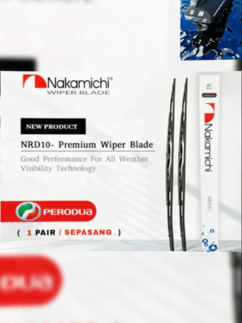 [PERODUA] NAKAMICHI NRD10 Wiper 1 Pasang Perodua Ativa Kelisa Kancil Kenari Kembara Viva Axia Myvi Alza Bezza Rusa Aruz Car Wiper Nakamichi Premium Rubber OemKedai anda #fyp #viralmy #tiktokmalaysia #foryou #malaysiatrending #2026trending #viralmalaysia #fypmalaysia #cartiktok #carsoftiktok #carhack #malaysiacar #automotivemalaysia #keretamalaysia #caraccessories #carreview #tiktokcarmy #drivingtips #wiperblade #siliconwiper #carwiper #boschwiper #waterrepellent #carcleaning #carmaintenance #carhack #hujan #banjir #musimhujan #tiktokshopmalaysia #jimatminyak #diycarmy #keselamatanjalanraya #petrolheadmy #malaysiandriver