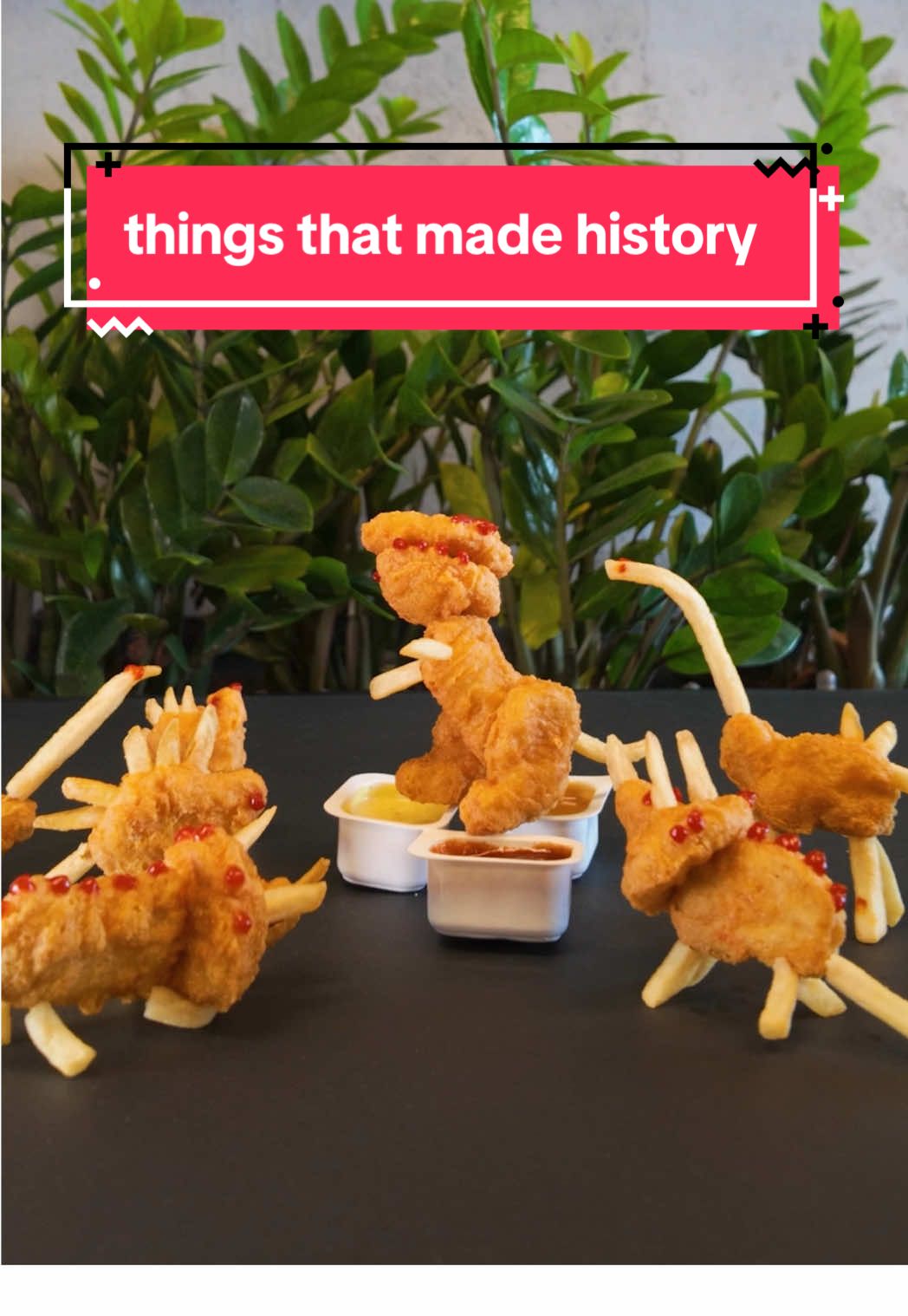 i’m telling my future kids this is what the real dino era looked like. 🤭 #mcdsg #nuggets #fries #dinosaur #tiktoksg 