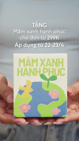 🌱Mầm xanh hạnh phúc đã sẵn sàng trao đến tay bạn! #Cocoon #CungCocoonSongXanhMoiNgay #Earthday2026