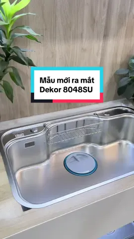 Chậu mới Konox Dekor 8048SU – nhìn là mê, dùng là nghiện 😍 Thiết kế xịn, tiện ích đủ – nâng tầm gian bếp trong 1 nốt nhạc! #xuhuongtiktok #kitchencare #konox #chauruabat #chauruabatinox304 