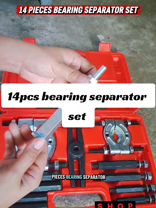 Problem sa pagtanggal ng bearings? 🔧 Ito na ang solusyon—matibay, kumpleto, at easy gamitin! Order na habang may stock pa! 💪 #bearingpuller #bearingseparator 