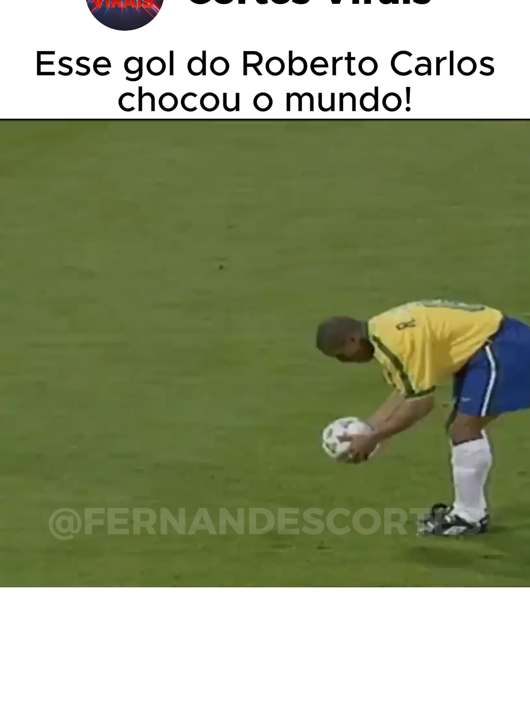 @eubellioficial ESSE GOL DO ROBERTO CARLOS CHOCOU O MUNDO! #belli #belliclipfy #segredodaginga