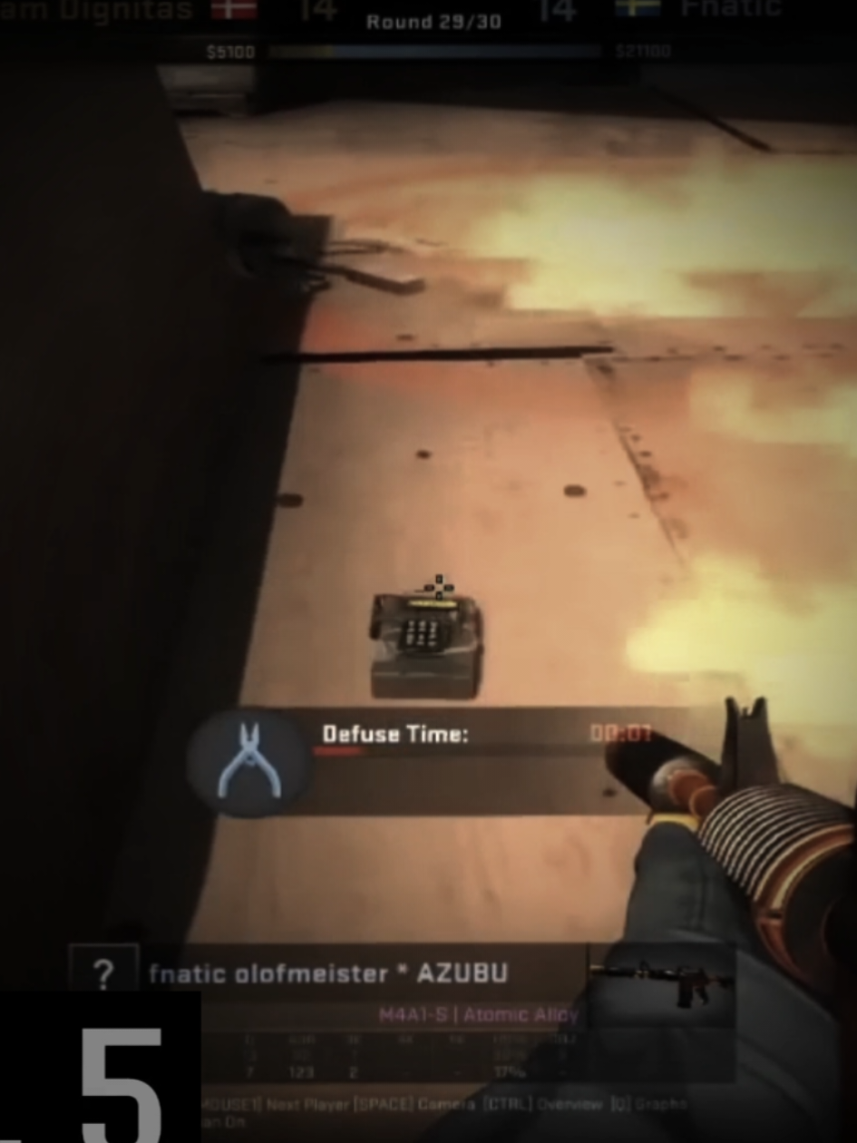 Olofmeister Molotov Defuse #csgoclips #cs #counterstrike #fyp #csgo 