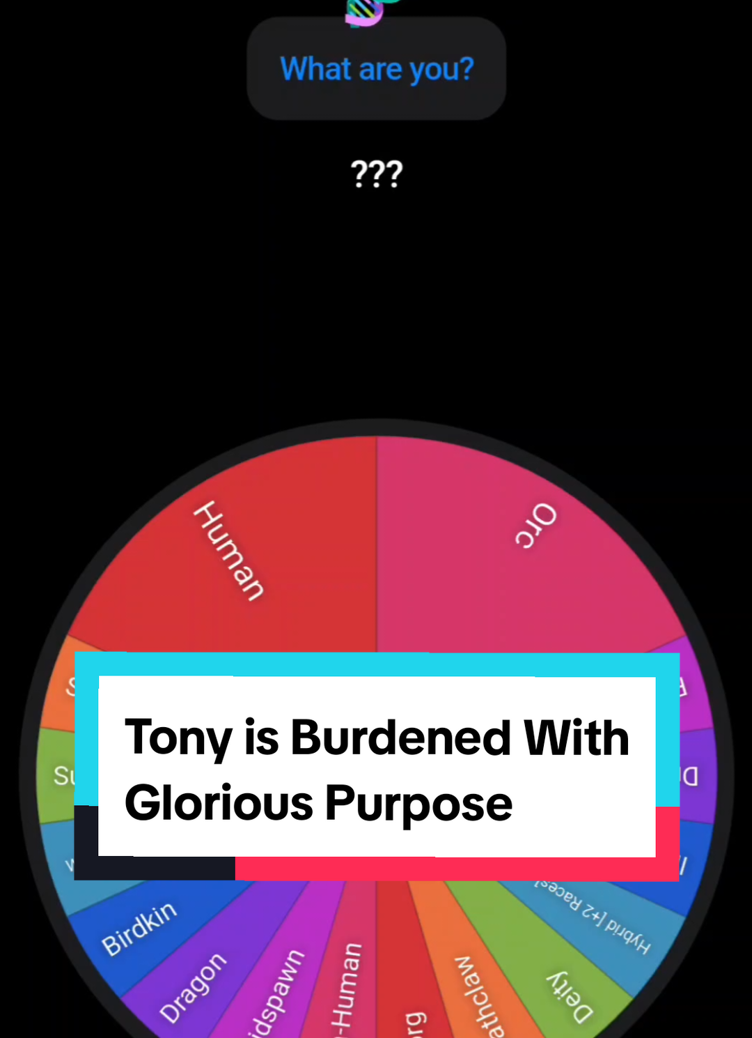 Replying to @verios_somnium Tony the Soul God is given a glorious purpose #spinthewheel #chaos #godmode #viral #fyp 
