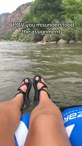Do not recommend: Colorado River 1, us 0  #fyp #colorado #whitewaterrafting #coloradoriver #fail  @Katie Barrett 