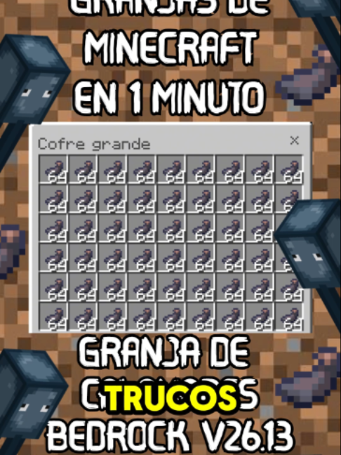 🦑Granja De Calamar En Mas De Un Minuto🦑  #Minecraft #minecrafter #minecrafttutorial #minecraftpe #minecraftshorts #granjasminecraft #minecraftbuilds #minecraftbedrock
