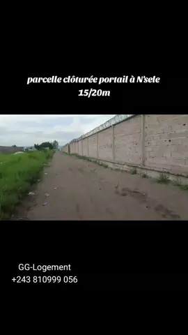#parcelle à #N'sele 15/20m soit 300m² près du blvd #Lumumba à 30.000$ négociable documents complets le #vendeur est flexible