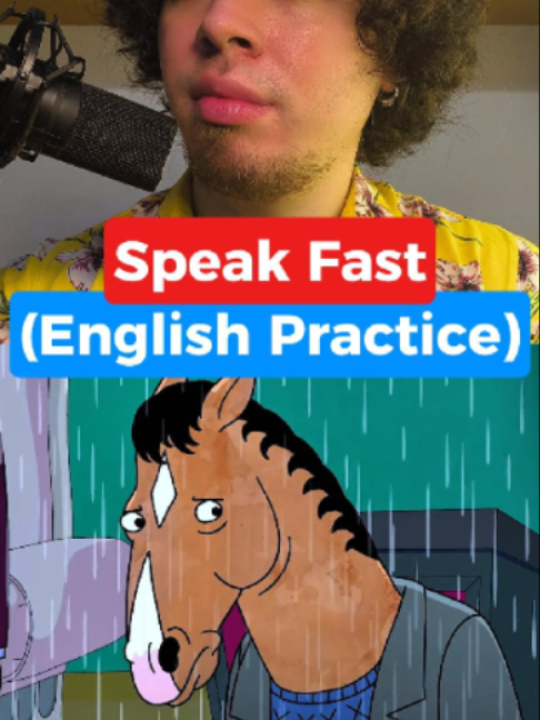 Speak fast in English y mejora tu pronunciación con este ejercicio de Shadowing con Bojack Horseman. El 