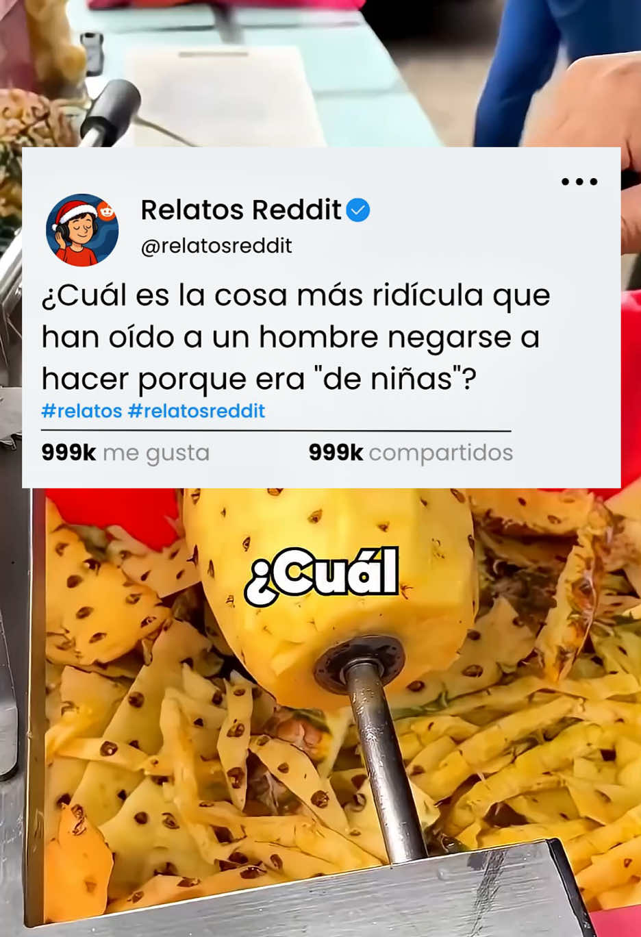Parte 2 en el Perfil - ¿Cuál es la cosa más ridícula que han oído a un hombre negarse a hacer porque era 