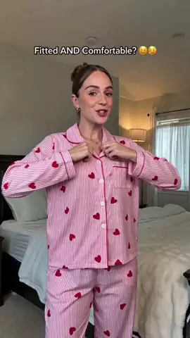 Women's Spring & Fall Sleepwear 2-Piece Set, Long Sleeve Pajamas, Cartoon Pattern, Fitted Home Wear, Comfortable Cotton Fabric #matchingpajamas #womens2pieceset #sweatpantsset #stripedtwopieceset #lacepajamaset #cartoonloungewear #summermatchingset #stylishsleepwear #fittedpajamaset #summerpjsets