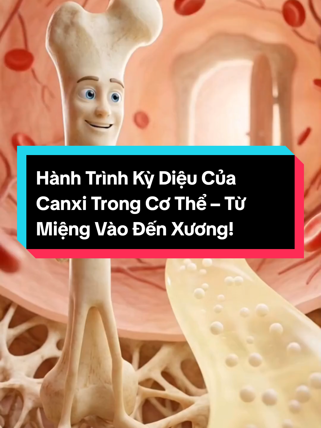 Hành Trình Kỳ Diệu Của Canxi Trong Cơ Thể – Từ Miệng Vào Đến Xương! #kienthucnho1998 #kienthucthuvi #kienthuc #canxi #LearnOnTikTok 