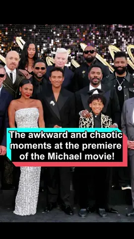The awkward and chaotic moments at the premiere of the Michael movie!#Michaelthemovie#MichaelJackson#celebrity#usa#fyp