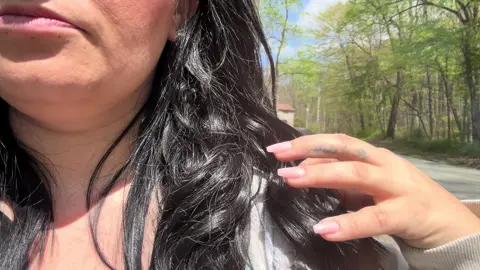 Just a mama trying to make her first Tik tok shop sale! ##the color match for these 20” black extensions is PERFECT! #kookastylehairextensions #momsover30 #MomsofTikTok #fyp 