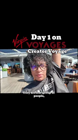 Day one: time to set sail! The crew was very nice upon arrival and drinks were already flowing…coffee included🤣the creator vibes were great!! Come back for Scarlet Night!! . . . . I am the niche-Follow for more black sahm, family vibes and vlogs🫶🏽 #virginvoyages #sailingwithvirgin #joyeuxbae #creatorcruise #momcreator 