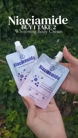 Niacinamide whitening body cream buy 1 take 2 na yan napaka mura na super effective  #niacinamide #niacinamidewhiteningbodycream #whiteningcream #cream #fyp 