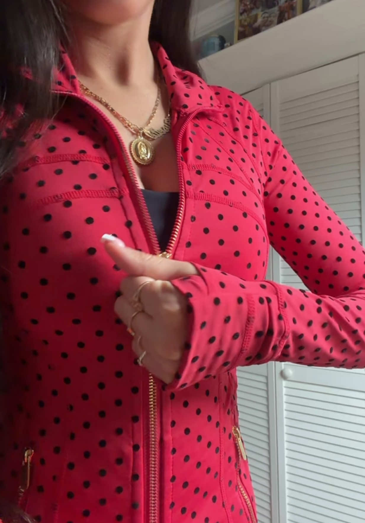 🐞❤️ #polkadot #miracul #ladybug #polkadotjacket 