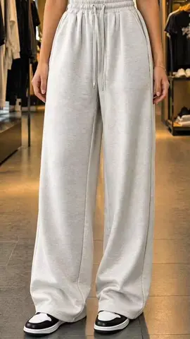 OR - Sweatpants Loose Highwaist Celana Panjang Daily Wanita Nyaman Soft Lembut Tebal #celanawanita #celanasantai #celanapanjang #sweatpants #outfitcewek 