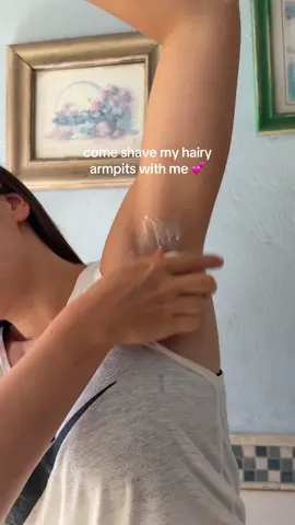 My armpits shavind routine 🫶
