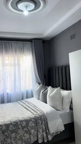 Adulthood 🤗#bedroomrevamp #bedroomdecor #curtains #fyp #bedroomdesign 