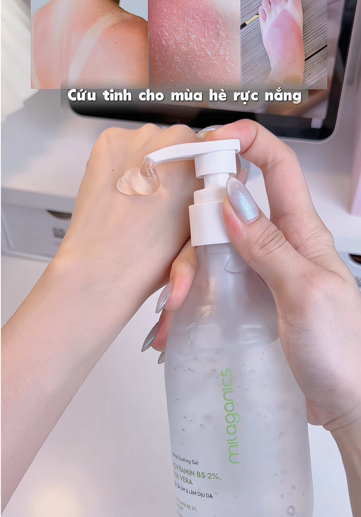 Hời ơi mua 2 chai zá siêu hạt dẻ mấy bà ui , bôi lên nó mát tan thấm ngay bào da thích mê.  #milaganics #gelnhadam #gelnhadammilaganics 