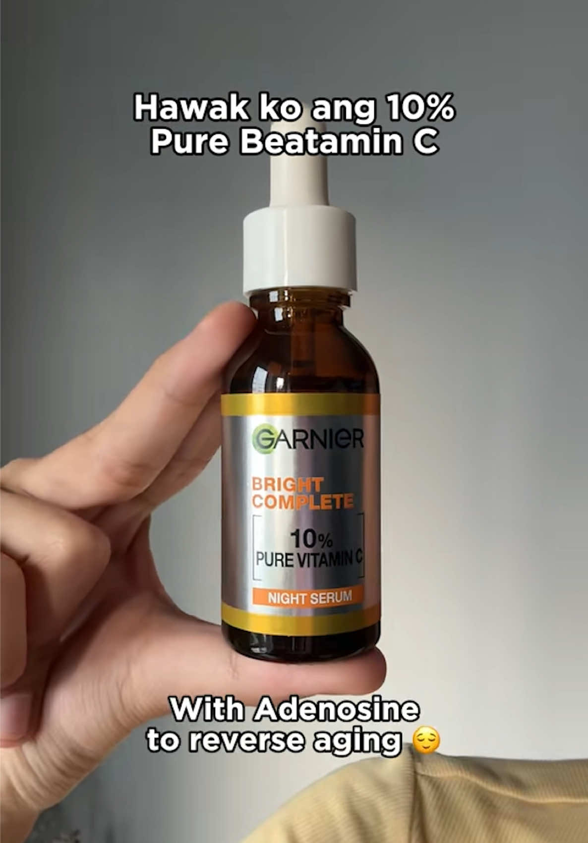 Reverse signs of aging with the Garnier Overnight Booster Serum! Try it now! ✨👀🧡 Garnier is approved by Cruelty Free International under the Leaping Bunny Programme. Vegan formula = No animal derived ingredients #GarnierPH #GarnierRightSerumMix #GarnierGang #Skincare #GARVCOSContentFlood