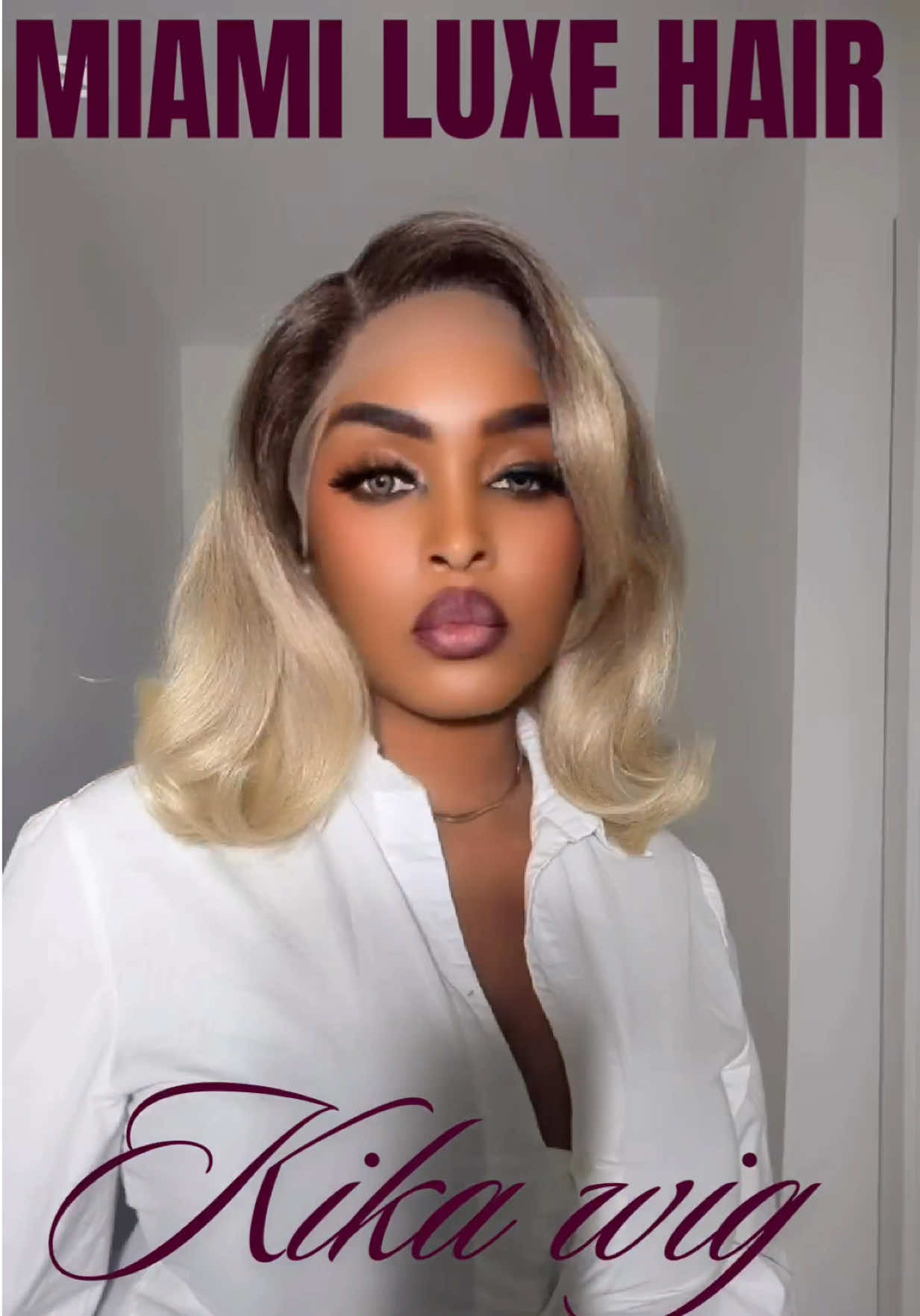 KIKA WIG EST UNE PERRUQUE @🇫🇷PREMIUM SYNTHETIC WIGS🇨🇦 DE LA MARQUE @MIAMILUXEHAIR, BELLE,?ABORDABLE,FACILE À PORTER ET SURTOUT CHIC #wig #wigs #wigtok #montreal #fy 