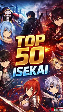 TOP 50 ISEKAI À REGARDER ABSOLUMENT #isekai #topanime #tensura #animes 