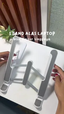 jangan biarin laptop rusak gara2 kepanasan , suhu laptop tetap stabil pakai stand alas laptop ini aja, murah banget nih #standlaptop #tatakanlaptop #standholder